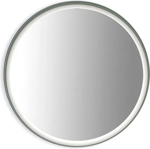 Specchio Madame con illuminazione integrata a Led tondo L80 x H80 x P5 cm