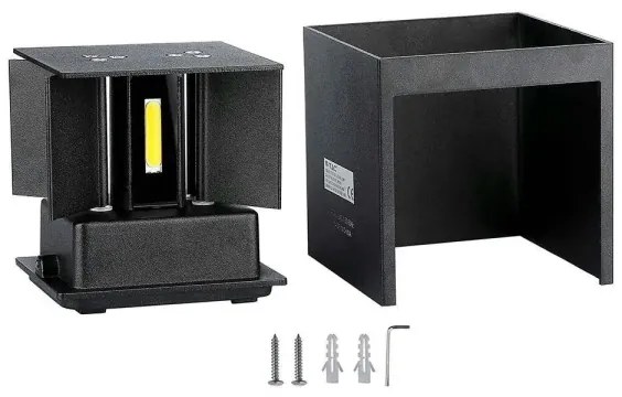 Applique LED da esterno LED/5W/230V 4000K IP65 nero