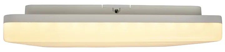 Lampada da parete moderna quadrata con LED incluso e foglio di adesivi numerici - Plater