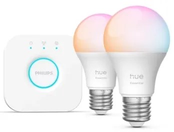 Kit base Philips Hue WACA 2xE27/8W/230V 2200-6500K + dispositivo di collegamento