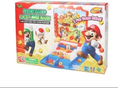 Gioco da Tavolo (FR) Super Mario Lucky Coin Game Multicolore