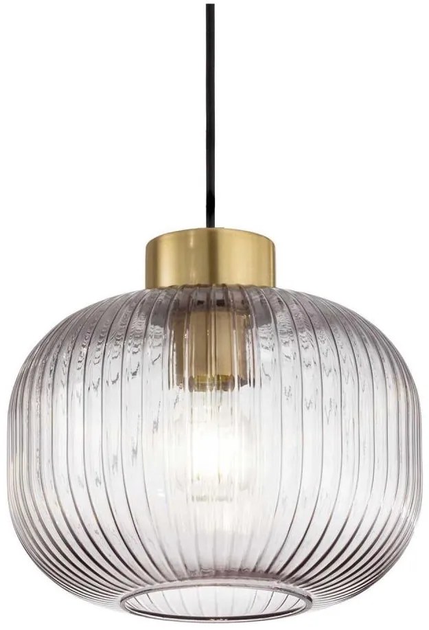 Ideal Lux - Lampadario a sospensione con filo MINT 1xE27/60W/230V diametro 24 cm limpido