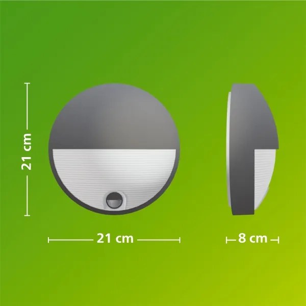 Philips -LED Applique da esterno con sensore CAPRICORN LED/4,3W/230V IP44