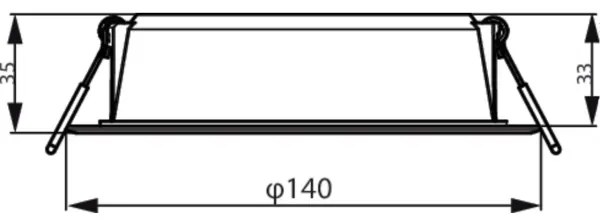 Philips - Lampada da incasso MESON LED/12,5W/230V 4000K