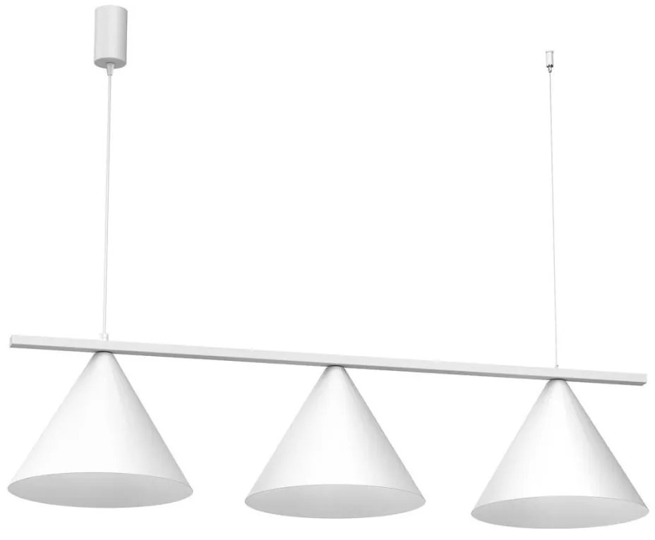 Lampadario a cavo CAPITAL 3xGX53/15W/230V bianco