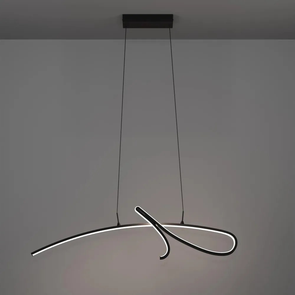 Eglo 902346 - Lampada a sospensione con cavo CARDONCITO LED/20W/230V 2700/4000/6500K nero