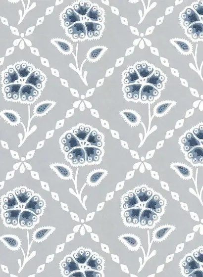 Little Greene Carta da parati Whitehall - Prussian