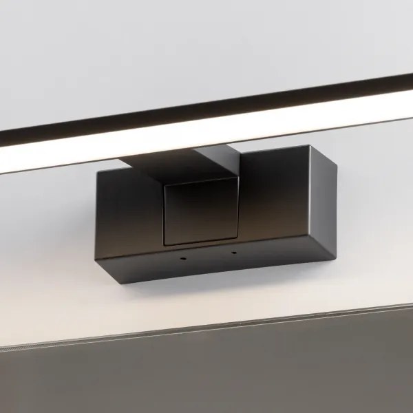 Brilagi - VESTRA LED Specchio da bagno con luce 12W/230V 60 cm IP44 Nero