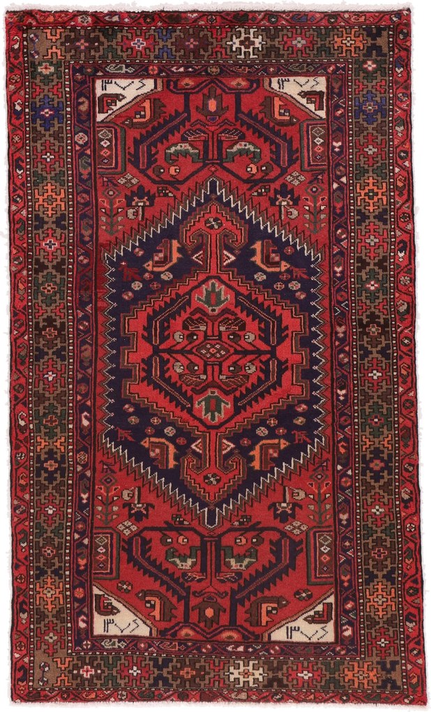 Hamedan Tappeto persiano 210x120 (Iran) Annodato A Mano