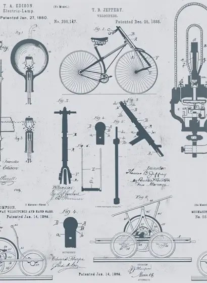 Tapete Patents von MINDTHEGAP - WP20049