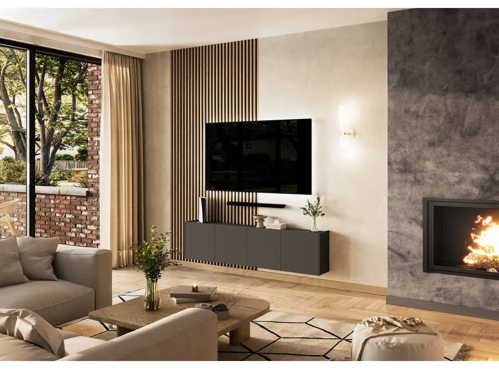 Mobile TV color antracite 183x45 cm Piana - Germania