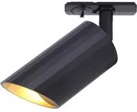 Faretto Per Binario Lipari Moderno Alluminio Nero 1 Luce