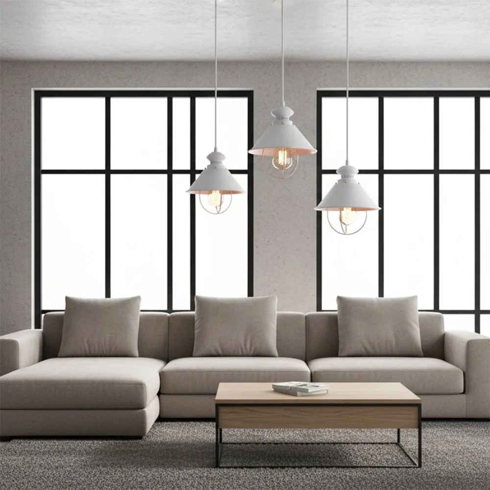 Lampada da soffitto pensile LINZ Bianco  APP103-1CP