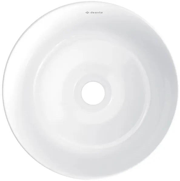 Deante CDJ_6U2S - Lavabo da appoggio JASMIN ø 28 cm ceramica/bianco