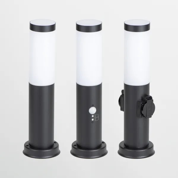 BRILAGI - Lampada da esterno con sensore NOVA 1xE27/15W/230V 40 cm IP44 nera
