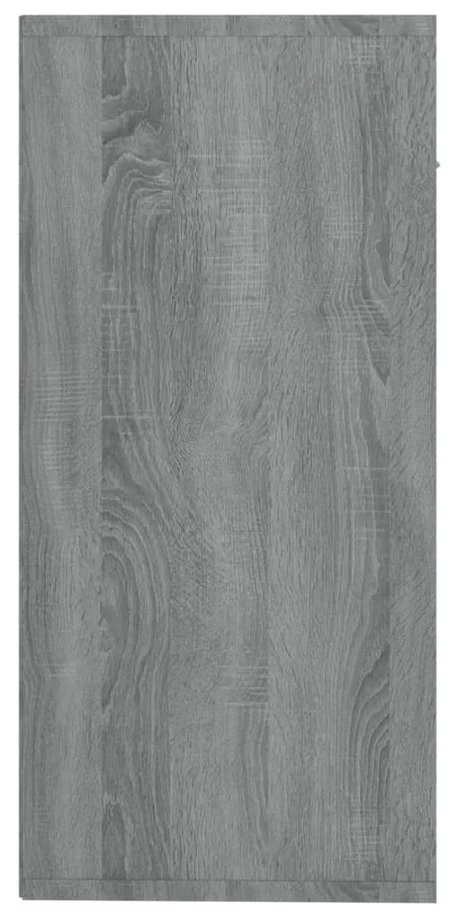 Credenza grigio sonoma 88x30x65 cm in legno multistrato