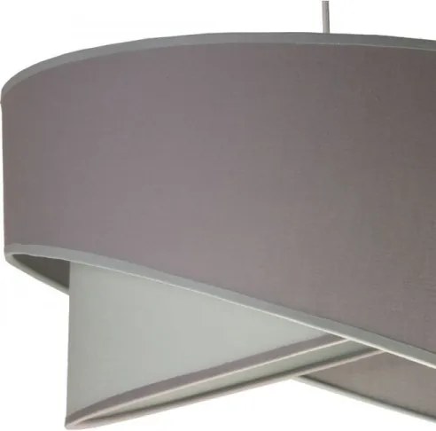 Duolla - Lampadario a sospensione con filo CELLO 1xE27/40W/230V diametro 45 cm grigio/verde