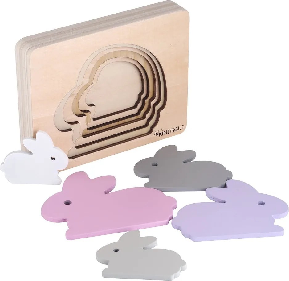 Puzzle in legno Rabbit – Kindsgut