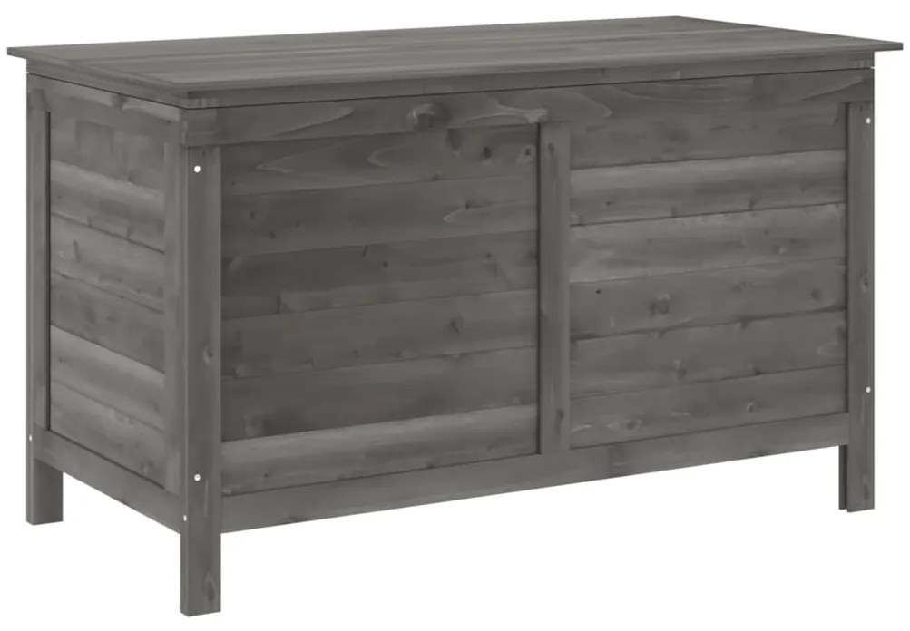 Contenitore da giardino antracite 99x49,5x58,5cm massello abete