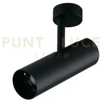 Spot applique led orientabile rocket nero in alluminio 7w 500lm 400...