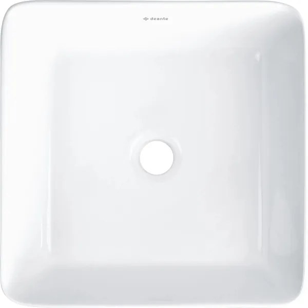 Deante CDJ_6U3S - Lavabo da appoggio JASMIN 34,5x34,5 cm ceramica/bianco