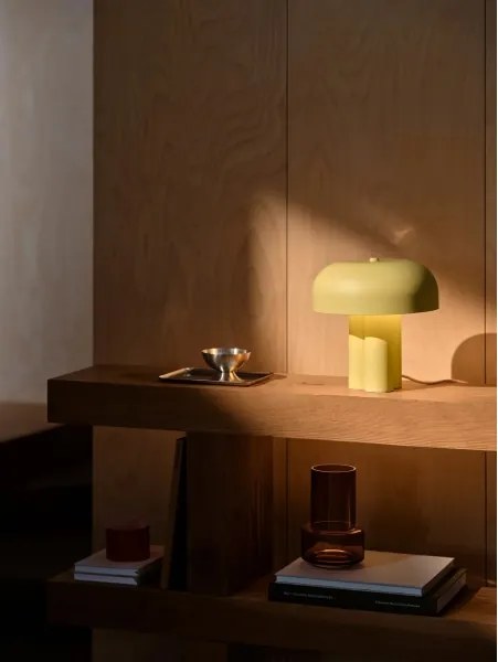 Nordlux - Lampada da tavolo SANDRO 1xE27/15W/230V gialla