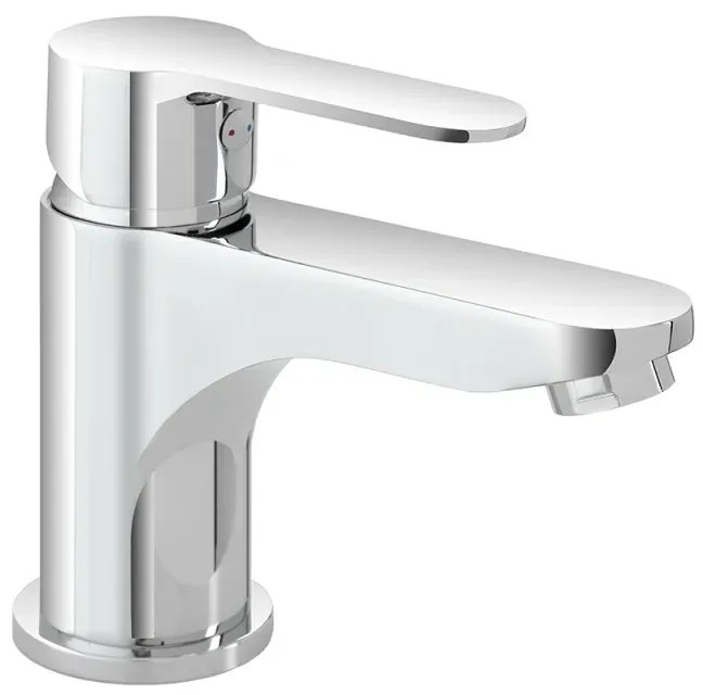 Miscelatore lavabo cromato completo di piletta click clack Zoe