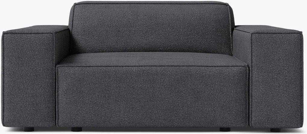Poltrona modulare Jodie in bouclé Baloo – L124 cm