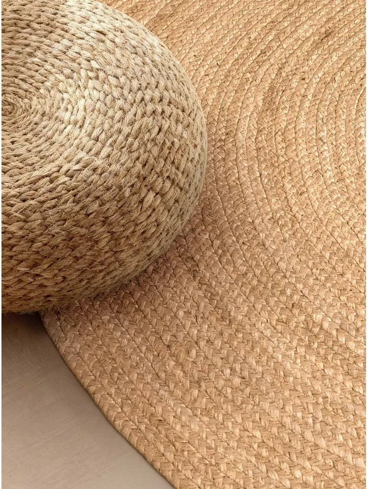 Tappeto di colore naturale in iuta reversibile/tessuto a mano 160x230 cm Braided – Hanse Home