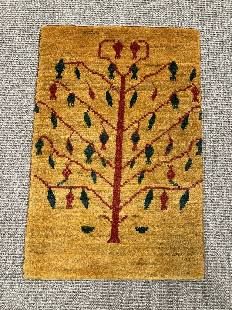 Gabbeh Tappeto persiano 50 x 70 Giallo (Iran) Annodato A Mano