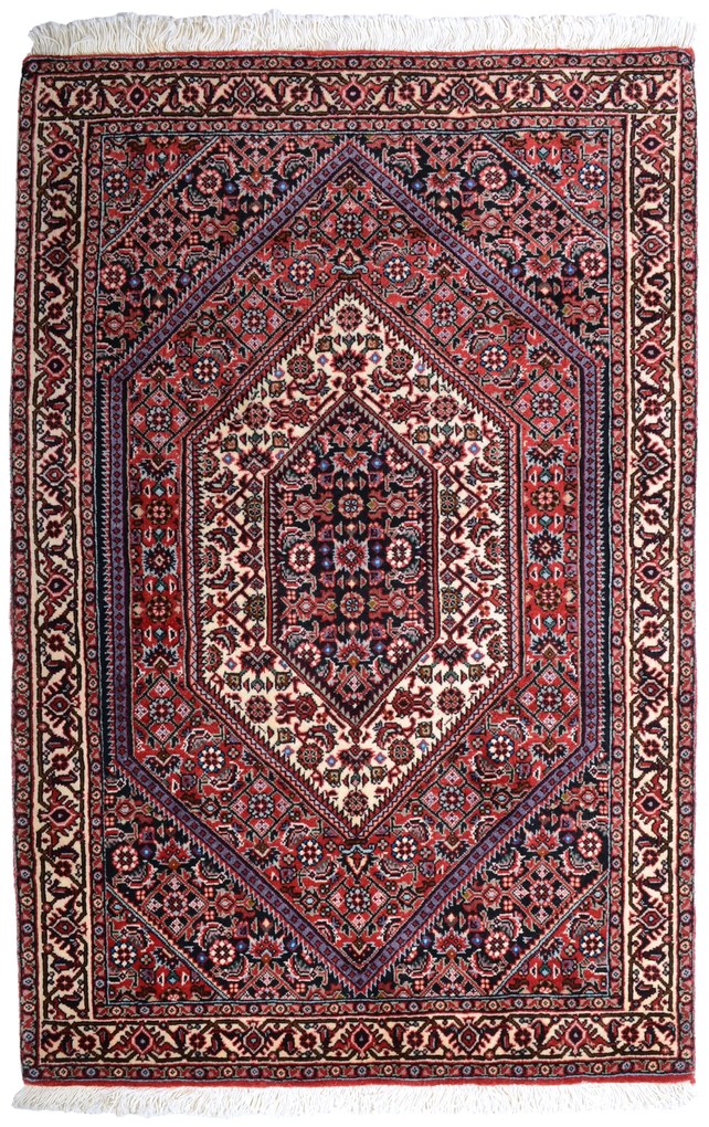 Bidjar Tappeto persiano 70x110 Rosso (Iran) Annodato A Mano