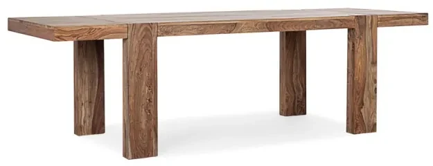 Tavolo allungabile da pranzo rettangolare in legno 175-265x90 cm