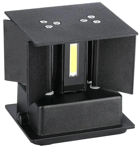 Applique LED da esterno LED/11W/230V 4000K IP65 nero