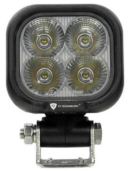 LED Faretto per macchina BLACK LED/40W/10-30V IP69 5700K quadrato