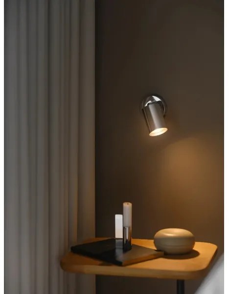 Nordlux - Faretto da parete EXPLORE 1xGU10/7W/230V cromo lucido