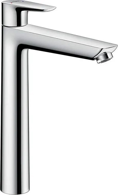 Rubinetto per lavabo Talis cromato HANSGROHE a canna alta getto laminare cristallino H 32.1 cm