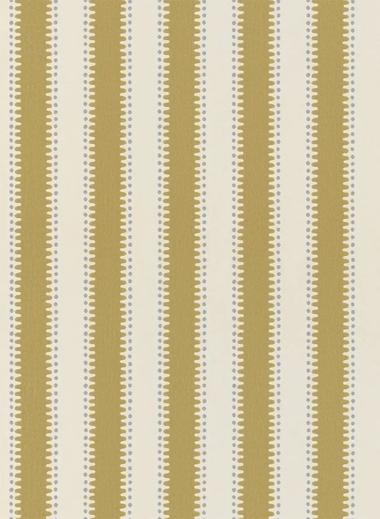 Långelid / von Brömssen Carta da parati Jagged Stripe - Mustard