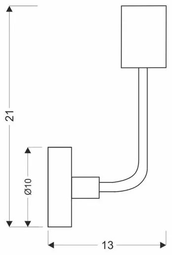 Lampada da muro SAGA 1xE27/40W/230V