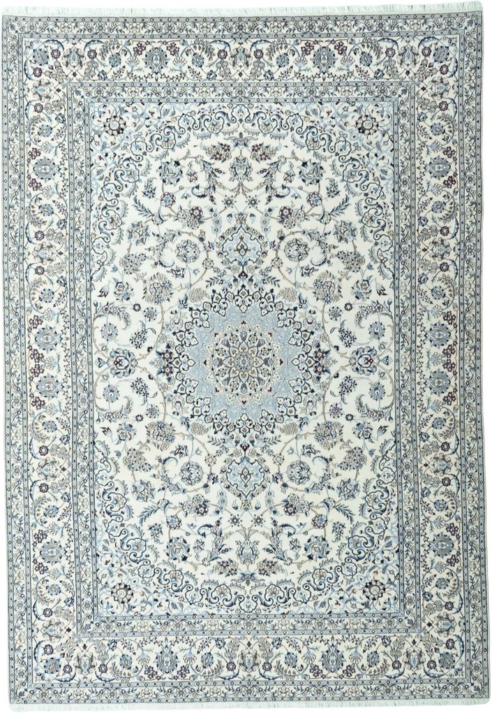 Nain Tappeto 350 x 240 Beige (Iran) Annodato A Mano
