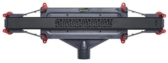 Piletta per doccia e per scarico a pavimento con griglia  WIRQUIN CANALINA SO LINE nera   Ø 40 mm Ø foro 90 mm in inox