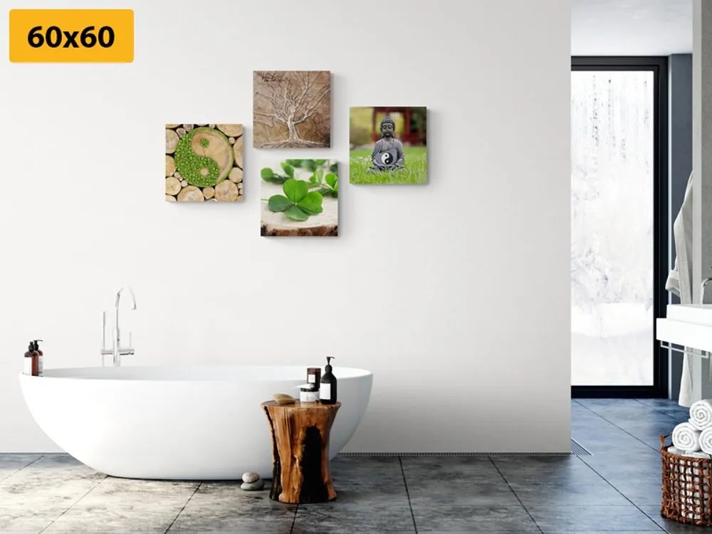 Set di quadri – Feng Shui con elementi naturali