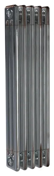 Termosifone in acciaio tubolare 3 colonne 5 elementi interasse 813 mm ERCOS Comby grigio