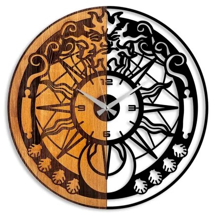 Orologio da parete diametro 56 cm 1xAA legno/metallo