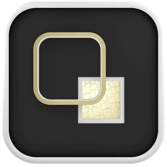 Eglo 901245 - Plafoniera LED TIRIOLO LED/16,2W/230V+1xLED/9,2W nero/oro