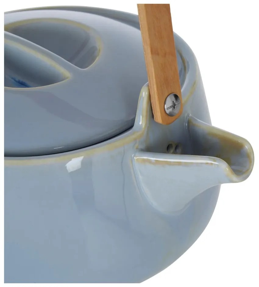 Teiera in porcellana blu 1 l Juna - Premier Housewares
