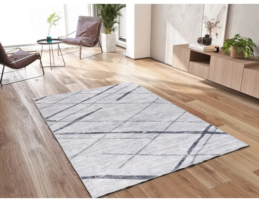 Tappeto grigio chiaro 140x200 cm Class - Universal