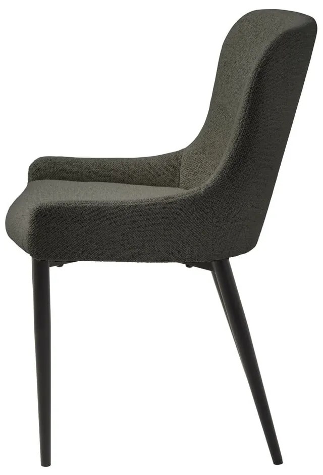 Sedia da pranzo grigio scuro Ontario - Unique Furniture