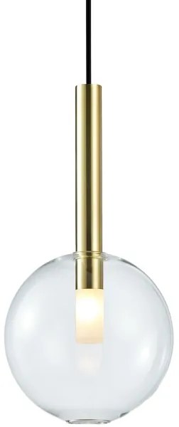 Lampadario a sospensione con filo NIKO 1xG9/9W/230V diametro 20 cm oro