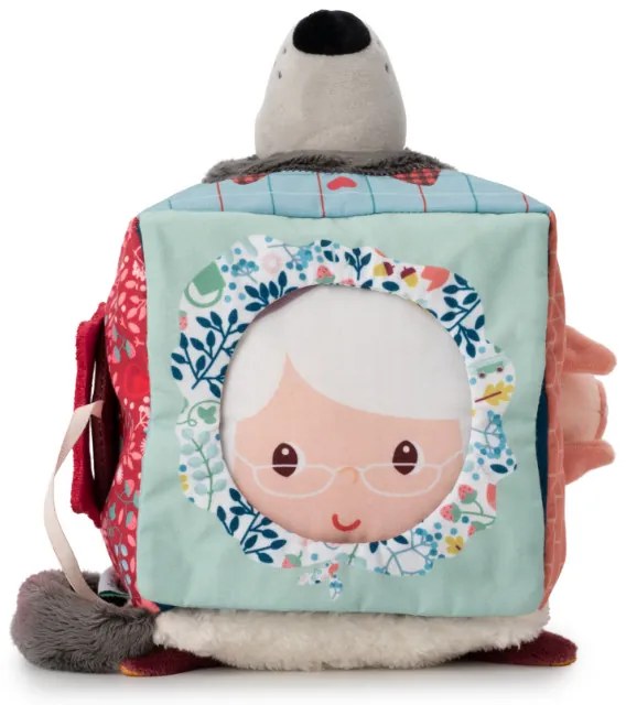 Lilliputiens - Cubo tessile per le attività - Lupo Louis