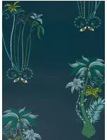 Palmentapete Jungle Palms von Clarke & Clarke - Navy